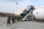 Nepali peacekeepers departing for MONUSCO mission in the Democratic Republic of the Congo during troop rotation ceremony
