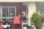 RSP chairman Rabi Lamichhane casting his vote at Mahankalchour polling center in Kathmandu during Nepal House of Representatives election.